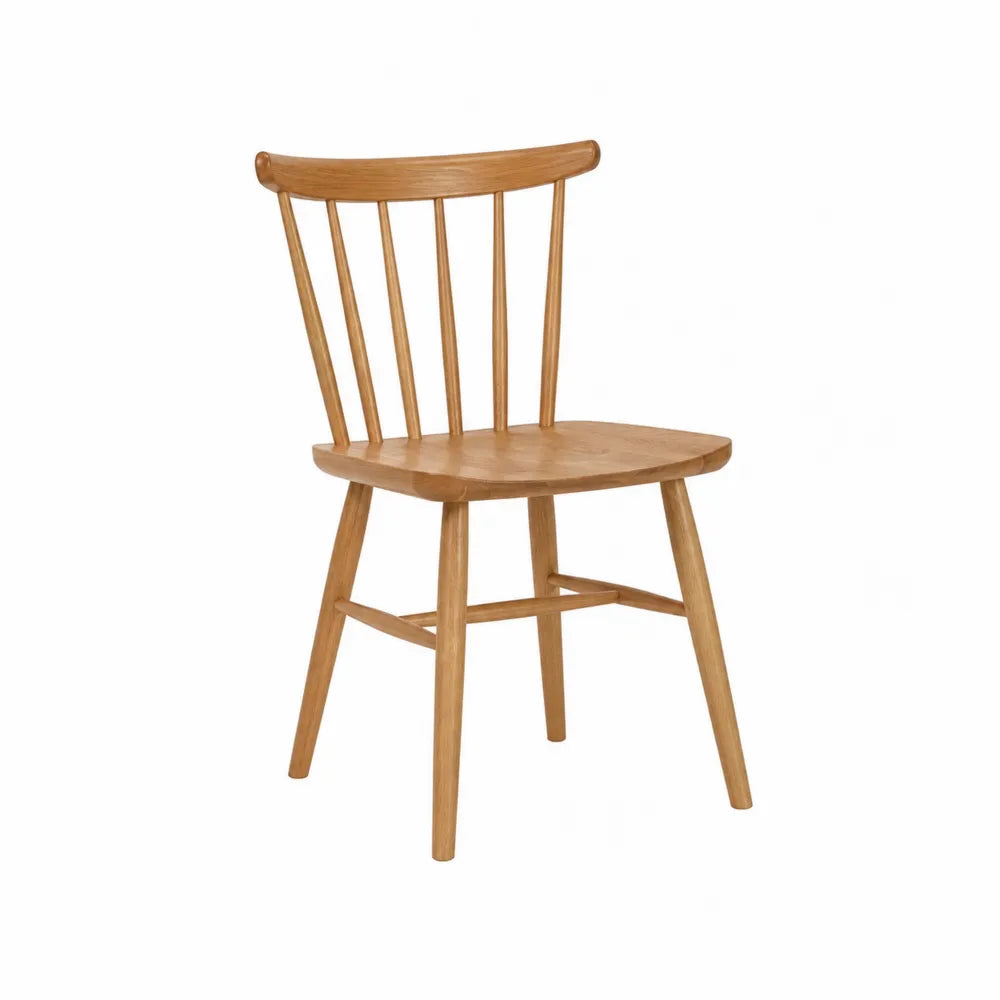 Silla de Madera de Roble para Interiores 45x45x85 cm