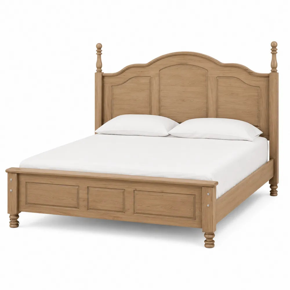 Cama de madera maciza roble 200x160 cm
