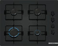 Bosch Pop6b6k30, Kogeplader, Piano Cottura A Gas - serie 2 - 4 Fuochi - 52 X 59 X 5.4 Cm - - Nero, Sort, 52 X 59 X 5, 4 Cm, 3 kW