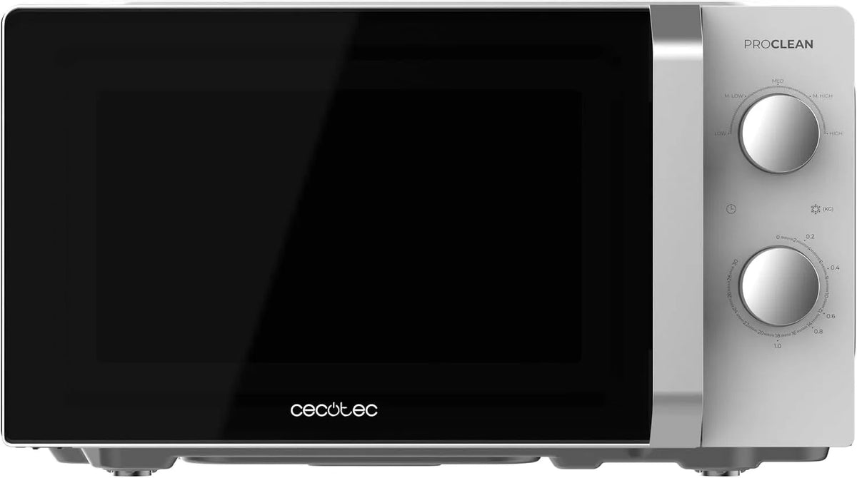 Cecotec, Multifunktionelle mikrobølgeovne, Inverter Microbølgeovn Proclean 2010 Inverter hvid, 700W, 19L, Hvid, 245 mm