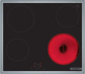 Bosch PKE645BA2E, Kogeplader, Electric Hob serie 4, selvtilstrækkelig glas keramik kogetop 60 cm bred, Sort, 60 cm