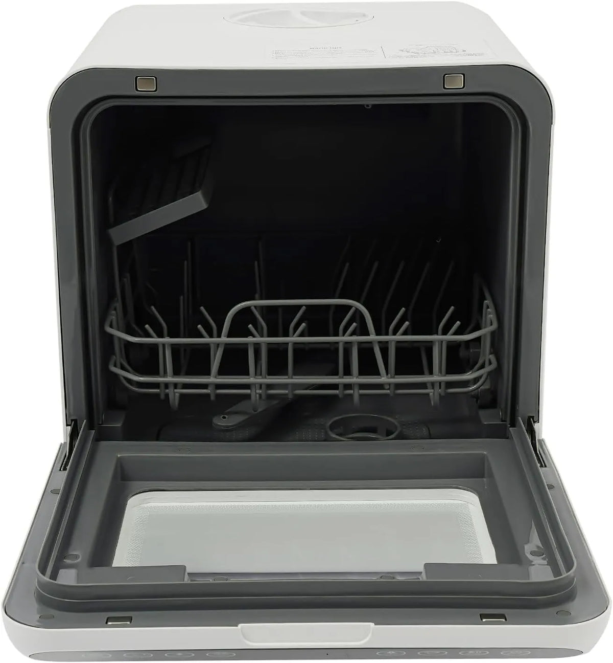 Babeenoo, Store husholdningsapparater, Mini opvaskemaskine 4 rengøringsprogrammer LED skærm 6L vandtank Smart, Hvid, 6L, 1.32 g, 0, 58 Kw