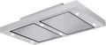 Silverline, Frithængende emhætter, ALD 124.1 E Altena lofthætte / flash range hætte / ø hætte / 120 cm / C, Sort / sølv, 120 cm, 150 mm