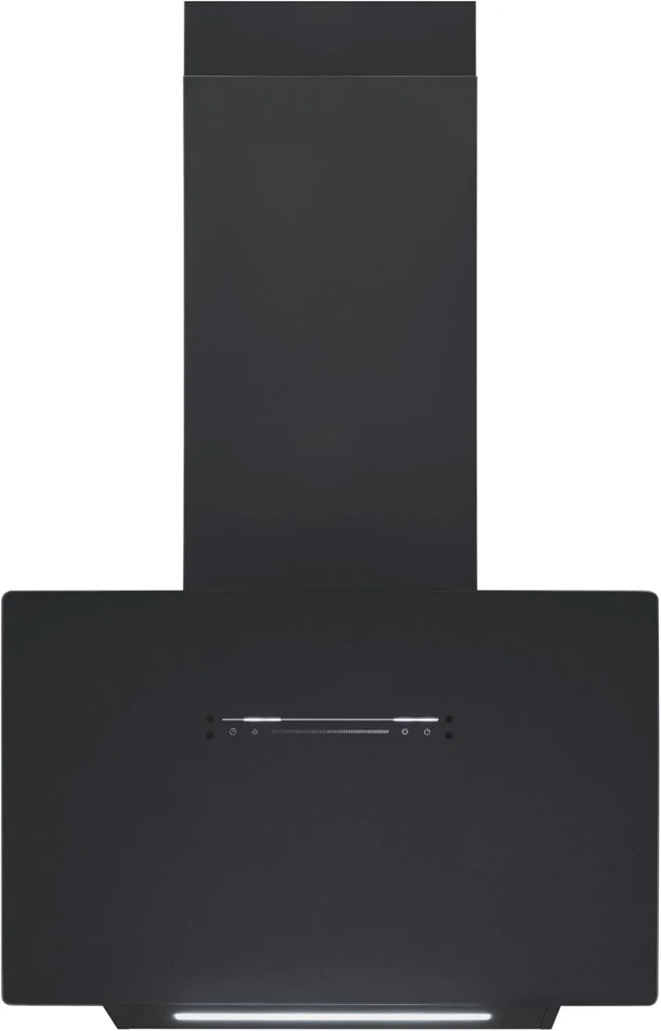 Exquisit, Væghængte emhætter, Udsøgt rækkevidde hætte 60 cm - gestus kontrol, touch, mat sort / sølv, 60 cm, 9 v, 18 kW
