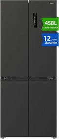 CHiQ, Køle-/fryseskabe, Krydsdørkøleskab, No Frost, 458L JustFit, MultiAirflow System, Hvid, 458L, 600 mm, 268 l, 32 l