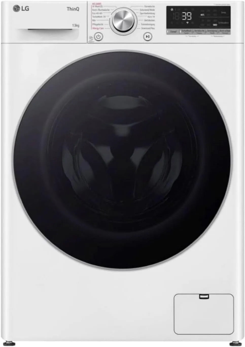 LG F4WR709G, Vaskemaskiner, Sort, 4W, 709G, 4 v