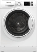 Bauknecht, Vaskemaskiner, W Active 711 A vaskemaskine, 7 kg, 1400 rpm, front loader, Active Care pletten, Hvid, 54x59, 5x85 cm