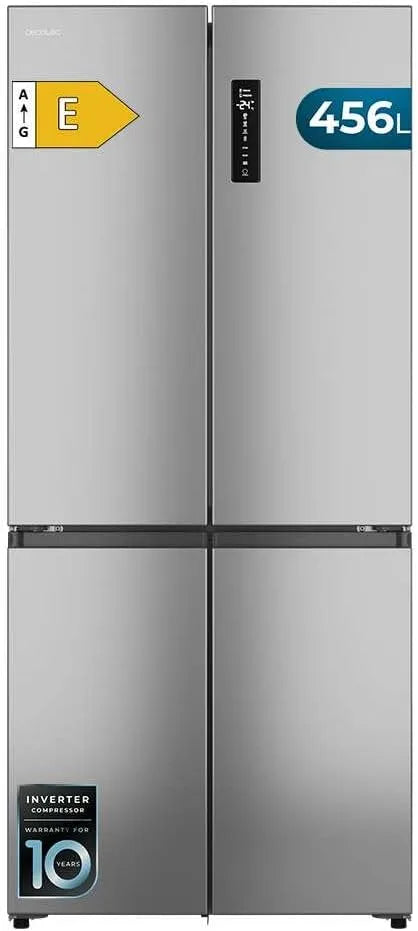 Cecotec, Køle-/fryseskabe, Køleskab 4 Doors Bolero CoolMarket 4D 456 SBI Inox E, Sølv, 4 mm, 60cm, 78 l, 456 l