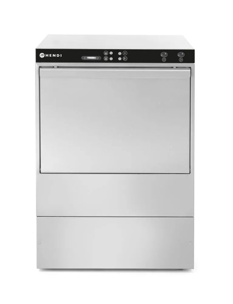 HENDI 570x600x, Opvaskemaskiner, K50, bordopvaskemaskiner, glasopvaskemaskiner, 400V, 6, 6kW, (H), Sølv, 570x600