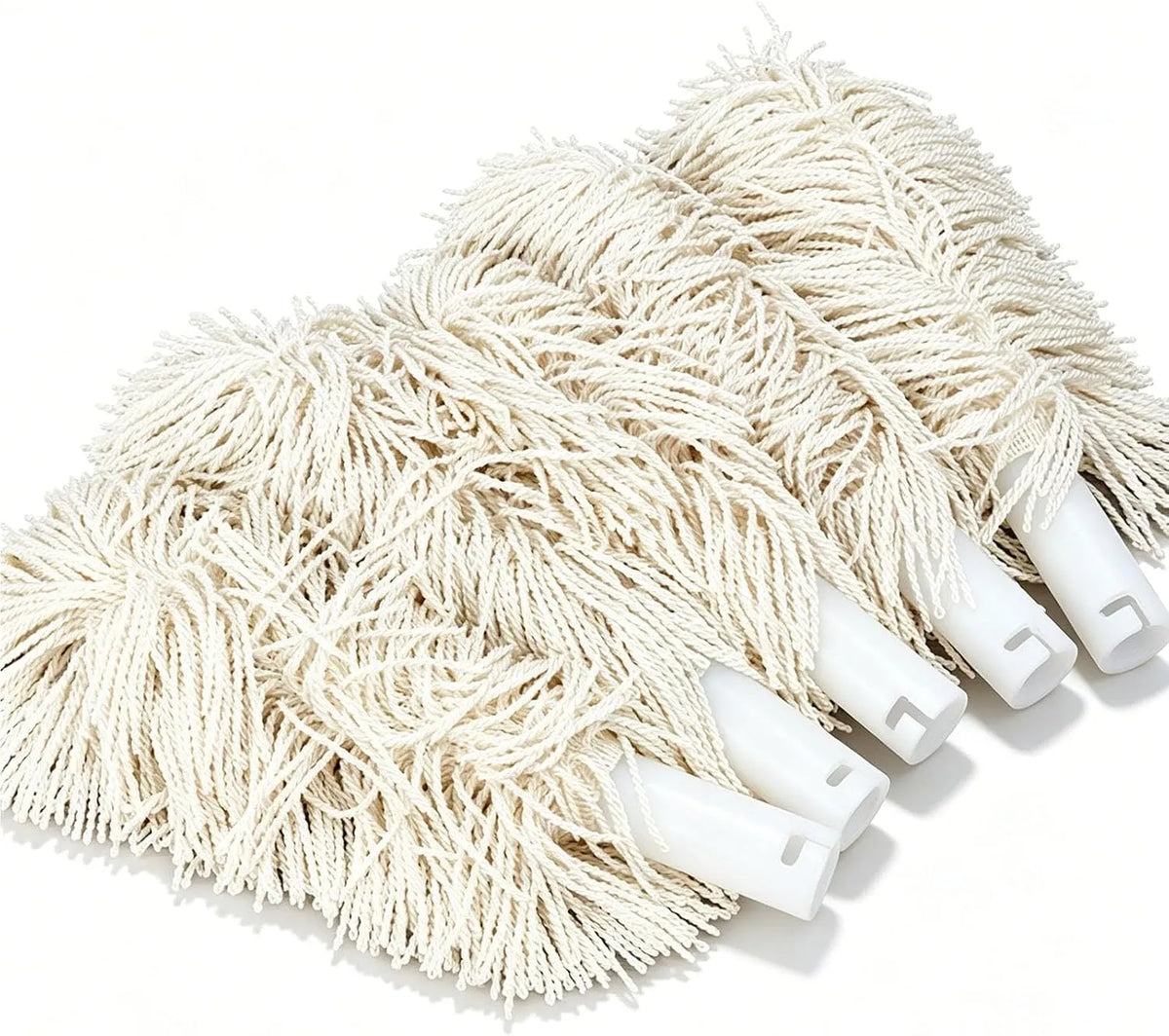 Generic, Glasopvaskemaskiner, 5er Glasprinter, Professionelle mikrofiberudskiftningshoveder til kommercielle, Hvid, 1 l