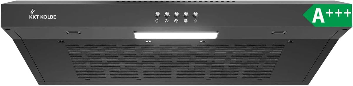 KKT KOLBE UBH200S, Underbyggede emhætter, KKT PIST understrukturudsugningshætte, 60 cm sort, 60 cm, 70 cm