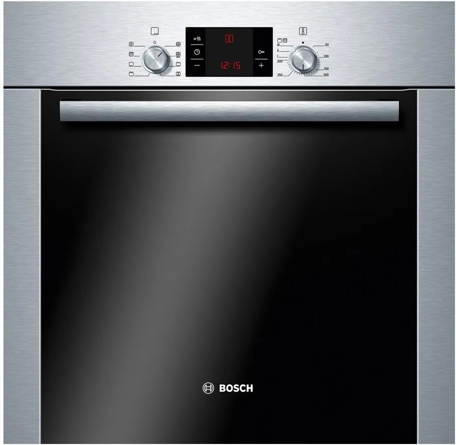 Bosch HBA63B251, Ovne, Pyrolyse ovn rustfrit stål, Sølv, 595x595x548, 597x560, 560x550