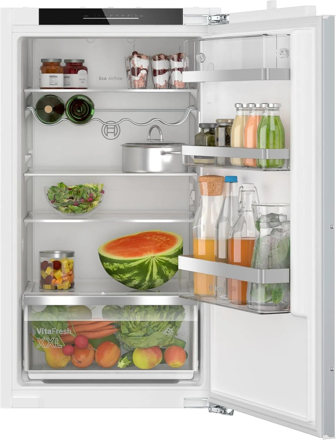 Bosch KIR31ADD1, Køle-/fryseskabe, serie 6 bygning i køleskab 102.1 x 55, 8 cm 165 L SoftClose, Hvid, 1 x 55, 8 cm, 165 L, 1 V